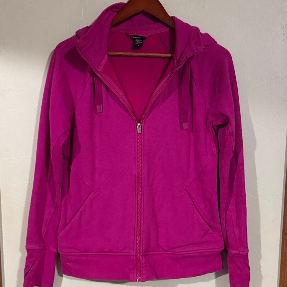 Athleta Fuchsia Zip-Up Hoodie